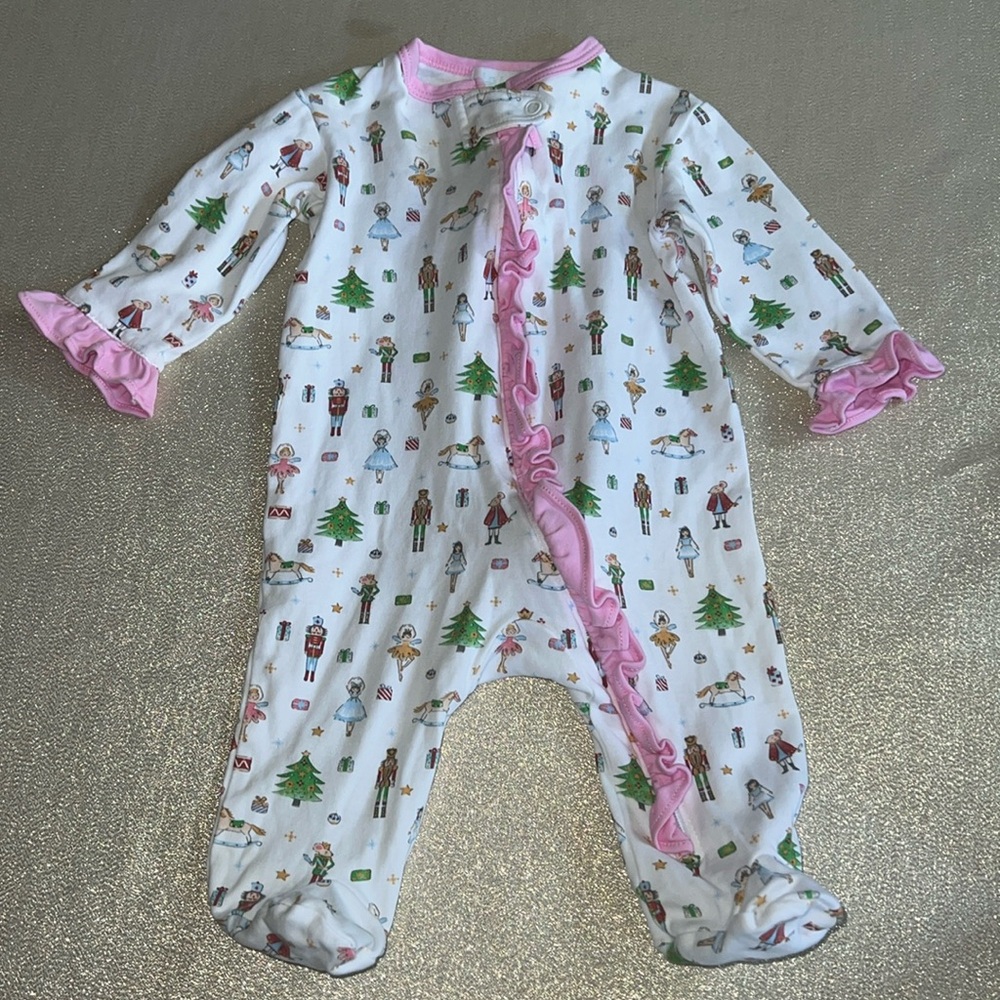 Nutcracker Themed zipper footie infant size 3months